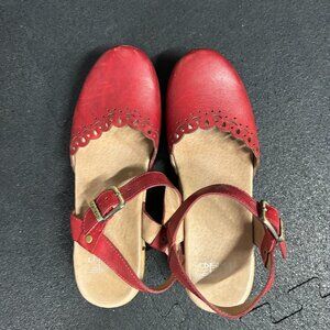 Dansko Red Mary Jane Shoes